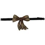 Gule Dolce & Gabbana Butterfly i Silke med Rhinesten Størrelse XL til Damer på udsalg 