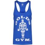 Gold's Gym Muscle Joe Premium Tank Top, blue, m