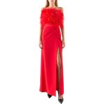 Røde Maxi Aftenkjoler i Polyester Størrelse XL til Damer på udsalg 