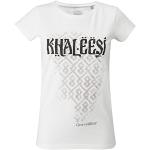 Hvide Game of Thrones T-shirts i Bomuld Størrelse XL til Damer 