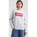 Grå LEVI'S Sweatshirts i Fleece Størrelse XL til Damer på udsalg 