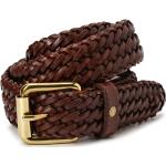 Grahn Accessories Belts Braided Belt Brown Saddler