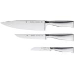 Grand Gourmet Knife 3 Pcs. Set Home Kitchen Knives & Accessories Knife Sets Silver WMF