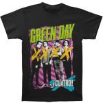 Green Day Men's Hypno 4 Short Sleeve T-Shirt, Black, Large