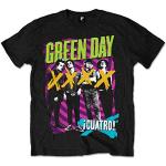 Green Day Herren T-Shirt Hypno 4, kurzärmelig Gr. XXL, Schwarz