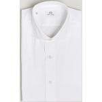 Hvide Langærmede skjorter i Bomuld Størrelse XL med Stretch til Damer 
