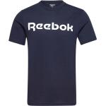 Gs Reebok Linear Rea Sport T-Kortærmet Skjorte Blue Reebok Classics