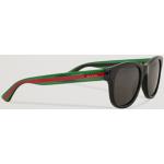 Gucci GG0003S Sunglasses Black/Green/Grey