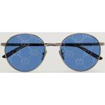 Blå Gucci Runde solbriller Størrelse XL til Herrer på udsalg 