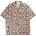 Flerfarvede Gucci Kortærmede skjorter med korte ærmer Størrelse XL til Herrer på udsalg 