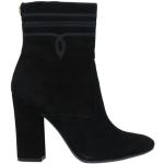 Sorte Guess Læderstøvler blokhæle Med lynlåse Størrelse 35 til Damer 