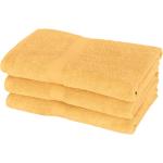 Gule bade håndklæder - 70x140 cm - Diamant - 100% Bomuld - Bløde bade håndklæder fra Egeria
