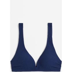 H & M - Bikinitop med pushup - Blå