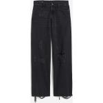 Sorte Løse 25 Bredde 30 Længde H&M Baggy jeans Størrelse XL til Damer 