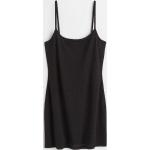 Sorte Korte H&M Aftenkjoler i Jersey Hæklet med firkantet udskæring Størrelse XL til Damer 