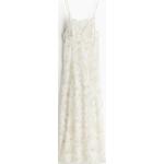 Hvide H&M Aftenkjoler med Spaghettistropper med rund udskæring Størrelse XL til Damer 