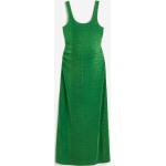 Grønne Ankellange H&M Aftenkjoler i Jersey med rund udskæring Størrelse XL til Damer 