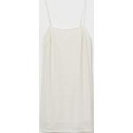 Hvide Korte H&M Aftenkjoler i Mesh med Palietter med firkantet udskæring Størrelse XL til Damer 
