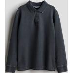 Grå H&M Langærmede polo shirts til børn i Bomuld Størrelse 170 