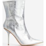 Sølvfarvede H&M Højhælede støvler Størrelse 36 til Damer 