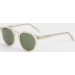 Hvide H&M Runde solbriller i Plastik Størrelse XL til Herrer 