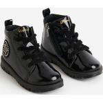 Sorte H&M Flade støvler med Rhinesten Med lynlåse Skridsikre til Børn 