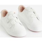 Hvide H&M Sneakers i Gummi Hælhøjde op til 3 cm Størrelse 31 til Piger 