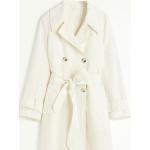 Hvide H&M Trench coats Størrelse XL til Damer 