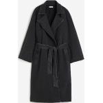 Sorte H&M Trench coats Størrelse XL til Damer 