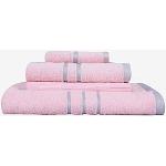 Pinke Badehåndklæder i Bomuld 50x70 1 stk på udsalg 