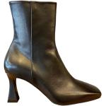Sorte Billi Bi Stiletstøvler i Læder med bred sål Med lynlåse Hælhøjde 7 - 9 cm Størrelse 40 Foret til Damer 