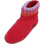 Haflinger Unisex children's Paul slipper shoes (Hüttenschuh Paul) - Red brick red 85, size: 31 EU