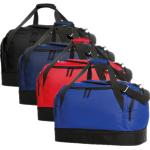 Blå Halfar Sportstasker med Udvendige Lommer til Herrer 
