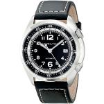 Hamilton Herren-Armbanduhr H76455733, Khaki, aus Edelstahl, mit schwarzem Lederband