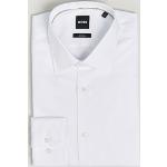 Hvide HUGO BOSS BOSS Black Slim fit skjorter i Bomuld Størrelse XL til Herrer 