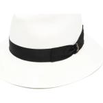 Hvide Borsalino Panama hatte i Strå Størrelse XL 59 cm til Herrer på udsalg 