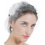 HBH Hamburger Bridal F1052 beautiful hair for that Special Bridal Veil with CoMB and Gesichtsnetz Blossoms - - One size