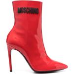 Røde MOSCHINO Stiletstøvler i Læder Størrelse 39 til Damer på udsalg 