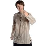 Farverige Skjorter i Bomuld Button down Størrelse XL med Striber 