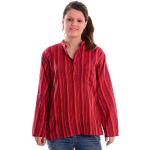 Røde Farverige Skjorter i Bomuld Button down Størrelse 3 XL med Striber 