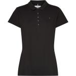 Heritage Short Sleeve Slim Polo Sport T-shirts & Tops Polos Black Tommy Sport