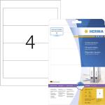 Herma Mappe-etiketter 5095 61 x 192 mm Papir Hvid Permanent vedhæftningsevne 100 stk