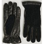 Sorte Hestra Handsker i Uld Størrelse XL til Herrer 