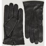 Sorte Hestra Handsker i Læder Størrelse XL til Herrer 