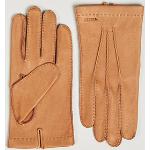 Beige Hestra Handsker i Læder Størrelse XL til Herrer 