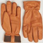 Orange Hestra Handsker i Læder Størrelse XL til Herrer 