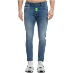 Blå Philipp Plein Skinny jeans i Polyester Størrelse XL til Herrer 