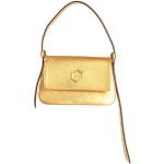 Guldfarvede Håndtasker i Læder til Damer på udsalg 