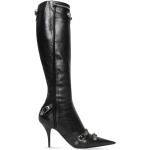 Sorte Balenciaga Knæhøje støvler i Læder Stilethæle Størrelse 40.5 til Damer 