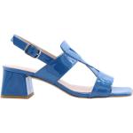 Blå ZINDA Sommer Sandaler med hæl i Læder Hælhøjde 5 - 7 cm Størrelse 39 til Damer 